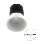 Foco Downlight LED COB fijo Redondo Blanco Ø40mm 3w Konic CCT